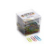 Fermagli - colori e misure assortite - 125 gr - metallo - Leone