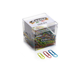Fermagli - colori e misure assortite - 125 gr - metallo - Leone