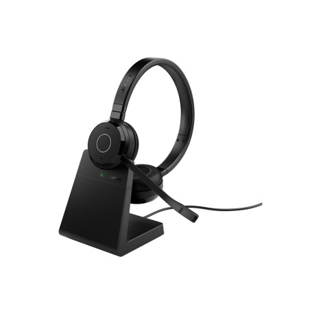 Jabra Evolve 65 TE Stereo - Cuffie con microfono - over ear - Bluetooth - senza fili - USB-A tramite adattatore Bluetooth - iso