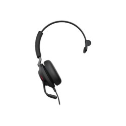 Jabra Evolve2 40 MS Mono - Cuffie con microfono - on-ear - convertibile - cablato - USB-C - isolamento dal rumore - Certificato