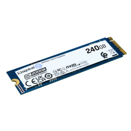 Kingston Technology 240G DC2000B PCIe 4.0 M.2 2280 Enterprise SSD (Senza dissipatore), 240 GB, M.2, 4500 MB/s