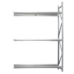 Kit scaffale - modulo estensione - per pneumatici - 3 ripiani - 150 x 50 x 200 cm - acciaio - Tecnotelai