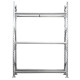 Kit scaffale - per pneumatici - 3 ripiani - 150 x 50 x 200 cm - acciaio - Tecnotelai