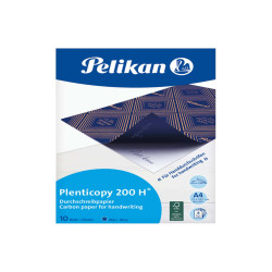 Carta da ricalco Plenticopy 200H - A4 - blu - Pelikan - conf. 10 fogli