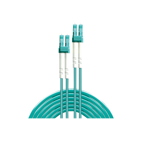 Lindy - Cavo patch - LC multi-mode (M) a LC multi-mode (M) - 3 m - fibra ottica - duplex - 50 / 125 micron - OM3 - senza alogen