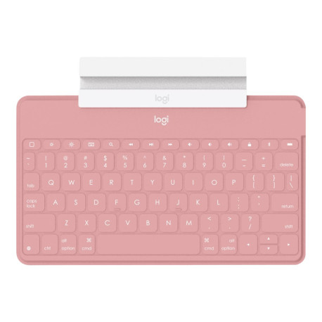 Logitech Keys-To-Go - Tastiera - Bluetooth - QWERTY - italiana - rosa blush - per Apple iPad/iPhone/TV