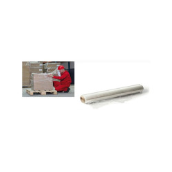 Film estensibile per imballaggi - altezza 50 cm - 12 micron - 2,3kg - trasparente