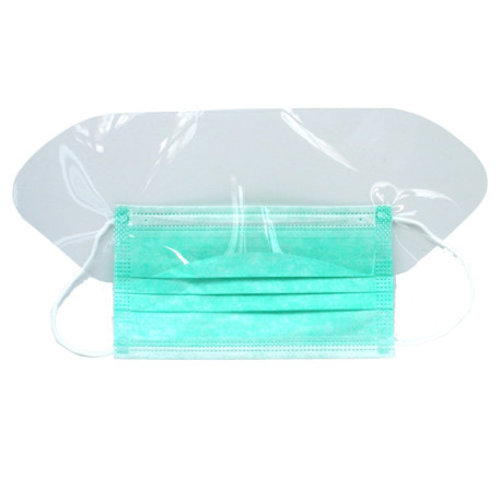 Mascherina chirurgica - con visiera paraschizzi - PVS