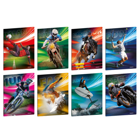 Maxiquaderno Sport Emotions - A4 - 10mm - 21 fogli - 80 gr - Blasetti