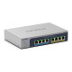 NETGEAR Smart MS108TUP - Switch - L3 Lite - intelligente - 4 x 100/1000/2.5G (PoE++) + 4 x 100/1000/2.5G (PoE+) - desktop, mont