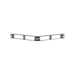 Panduit Opticom Fiber Adapter Panels - Adattatore patch panel - nero - 19"