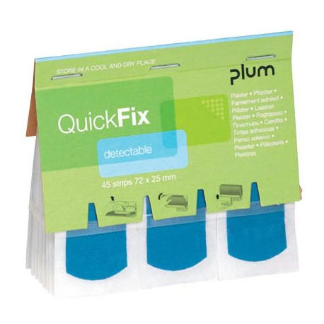 Ricarica Quickfix da 45 Cerotti Rilevabili dai Metal Detector CE 93/42