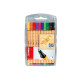 Fineliner Point 88 - tratto 0,4 mm - colori assortiti - Stabilo - conf.10 pezzi