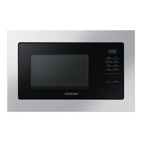 Samsung MG20A7013CT - Forno a microonde con grill - da incasso - 20 litri - 850 W - nero/acciaio inossidabile