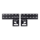 Samsung WMN-B50EB - Kit montaggio - forma slim - per TV - nero - dimensione schermo: 43"-85" - installabile a parete - per Sams
