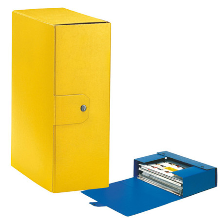 Scatola progetto Eurobox - dorso 12 cm - 25 x 35 cm - giallo - Esselte