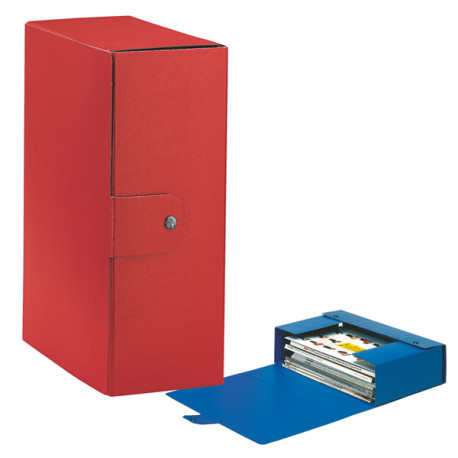 Scatola progetto Eurobox - dorso 12 cm - 25 x 35 cm - rosso - Esselte