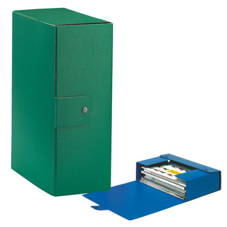 Scatola progetto Eurobox - dorso 12 cm - 25 x 35 cm - verde - Esselte