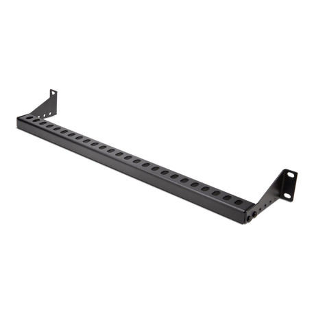 StarTech.com 1U Rack Mountable Cable Lacing Bar w/Adjustable Depth, Cable Support Guide For Organized 19" Racks/Cabinets, Horiz