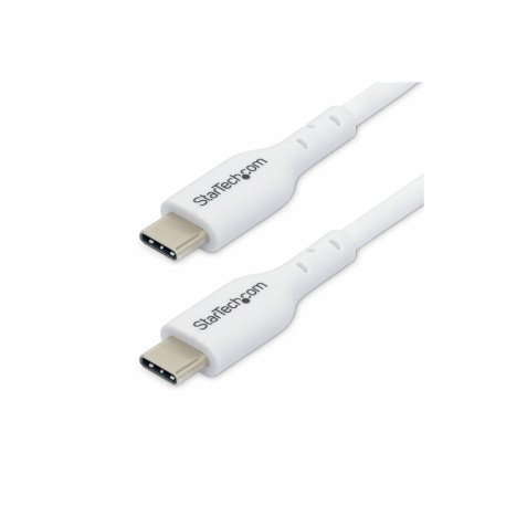 StarTech.com 3m White USB-C Charging Cable, USB C Cable, 60W 3A PD - Cavo USB - 24 pin USB-C (M) a 24 pin USB-C (M) - USB 2.0 -