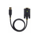 StarTech.com 6.6ft/2m USB to Null Modem Serial Adapter Cable, FTDI, RS232 - Cavo USB / seriale - USB (M) a DB-9 (M) - 2 m - ner