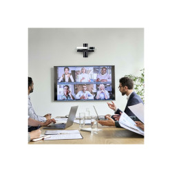 StarTech.com Floating Wall-Mounted AV Shelf, Adjustable Height Shelf For Under TV, Organize A/V Equipment On Black Tempered Gla