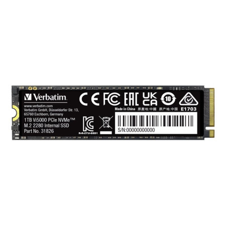 Verbatim Vi5000 - SSD - 1 TB - interno - M.2 2280 - PCIe 4.0 x4