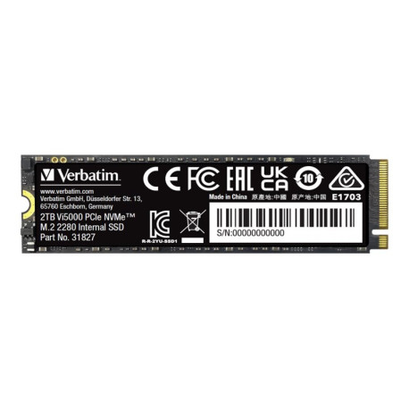 Verbatim Vi5000 - SSD - 2 TB - interno - M.2 2280 - PCIe 4.0 x4
