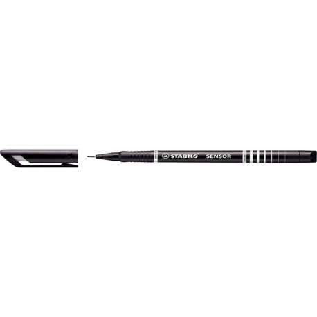 Fineliner Stabilo Sensor - tratto 0,3mm - nero - Stabilo