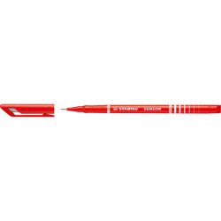 Fineliner Stabilo Sensor - tratto 0,3mm - rosso - Stabilo