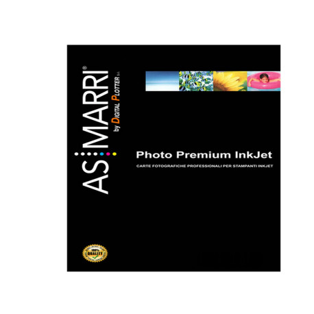 Carta fotografica - per inkjet - A4 - 265 gr - 10 fogli - effetto lucido - bianco - As Marri