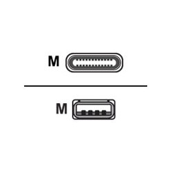 Zebra - Cavo USB - USB (M) a USB-C (M) - Worldwide (pacchetto di 5)