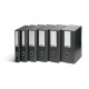 Scatola progetto Plus Vip - 34,5 x 24,5 cm -  dorso 12 cm - grigio antracite - Fellowes