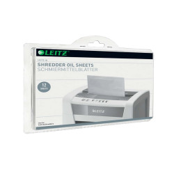 Fogli lubrificati per distruggidocumenti Leitz IQ - Leitz - scatola 12 pezzi
