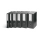 Scatola progetto Plus Vip - 34,5 x 24,5 cm -  dorso 8 cm - grigio antracite - Fellowes