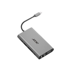Acer 10-In-1 Type-C Dongle - Duplicatore di porte - USB-C - HDMI - GigE - per Extensa 15- Predator Triton 300- Swift 3 Pro Seri