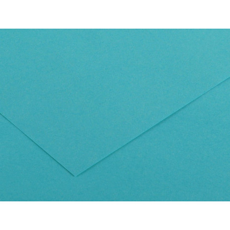 Foglio Colorline - 70x100 cm - 220 gr - blu turchese - Canson
