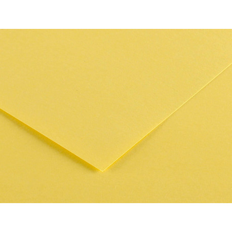 Foglio Colorline - 70x100 cm - 220 gr - giallo paglia - Canson