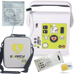Defibrillatore AMI Smarty Saver GEO Automatico SM6-B1006 DAE CPR Geolocalizzato