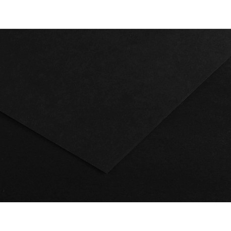 Foglio Colorline - 70x100 cm - 220 gr - nero - Canson