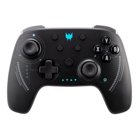 Acer Predator PGR300 - Retail Pack - gamepad - 16 pulsanti - senza fili - 2.4 GHz/Bluetooth - nero -