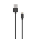 Essentials Lightning to USB-A Cable 2M - Black