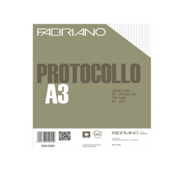 Foglio protocollo - A4 - 5 mm - 60 gr - Fabriano - conf. 200 fogli