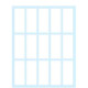 Etichette bianche in busta - 48x20 - 10 ff