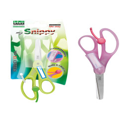 Forbice Snippy - personalizzabile - punta tonda - 13 cm - lama acciaio - colori assortiti - Lebez