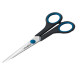 Forbici Comfort Grip -  impugnatura in gomma morbida - lama in acciaio inox - 18 cm - blu/grigio - Dahle