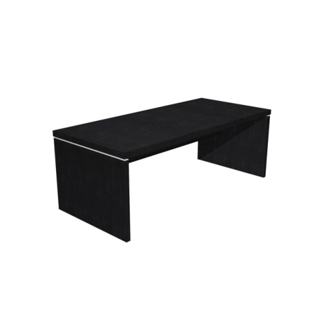 Scrivania direzionale Prestige - 210 x 90 x 74 cm - nero venato