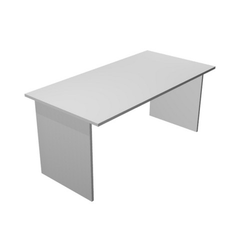 Scrivania Easy - lineare - 140 x 80 x 72 cm - bianco