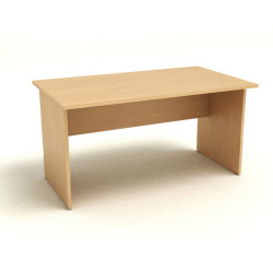 Scrivania Easy - lineare - 140 x 80 x 72 cm - faggio