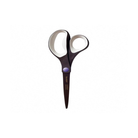 Forbici Titanium No Stick - 20 cm - impugnatura asimmetrica - lama in titanio con rivestimento antiadesivo - nero - Scotch